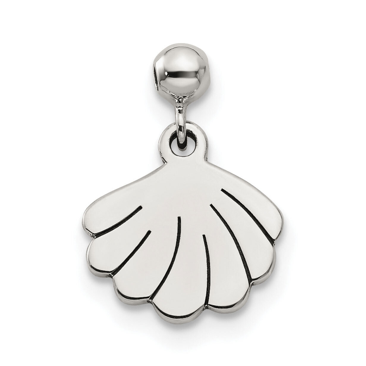 Shell Charm Sterling Silver Dangle QMM152, MPN: QMM152,