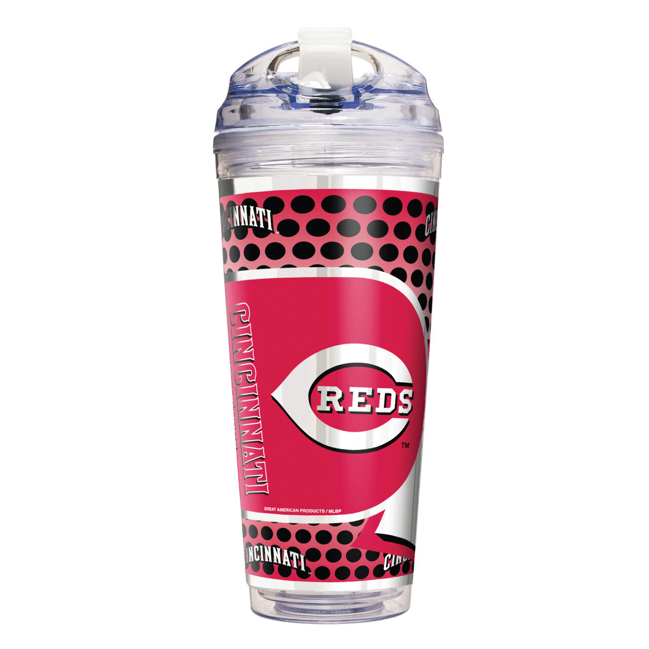 MLB Cincinnati Reds 24 oz Double Wall Acrylic Tumbler GC6580, MPN: GC6580, 737538857164