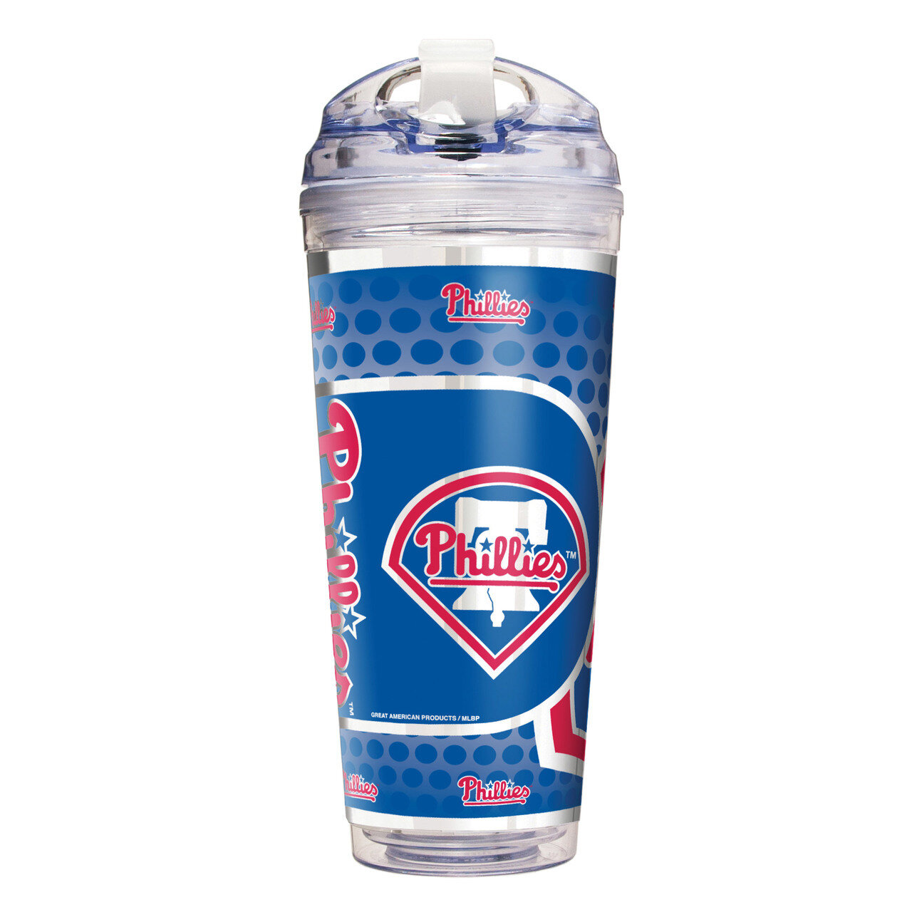 MLB Philadelphia Phillies 24 oz Double Wall Acrylic Tumbler GC6594, MPN: GC6594,