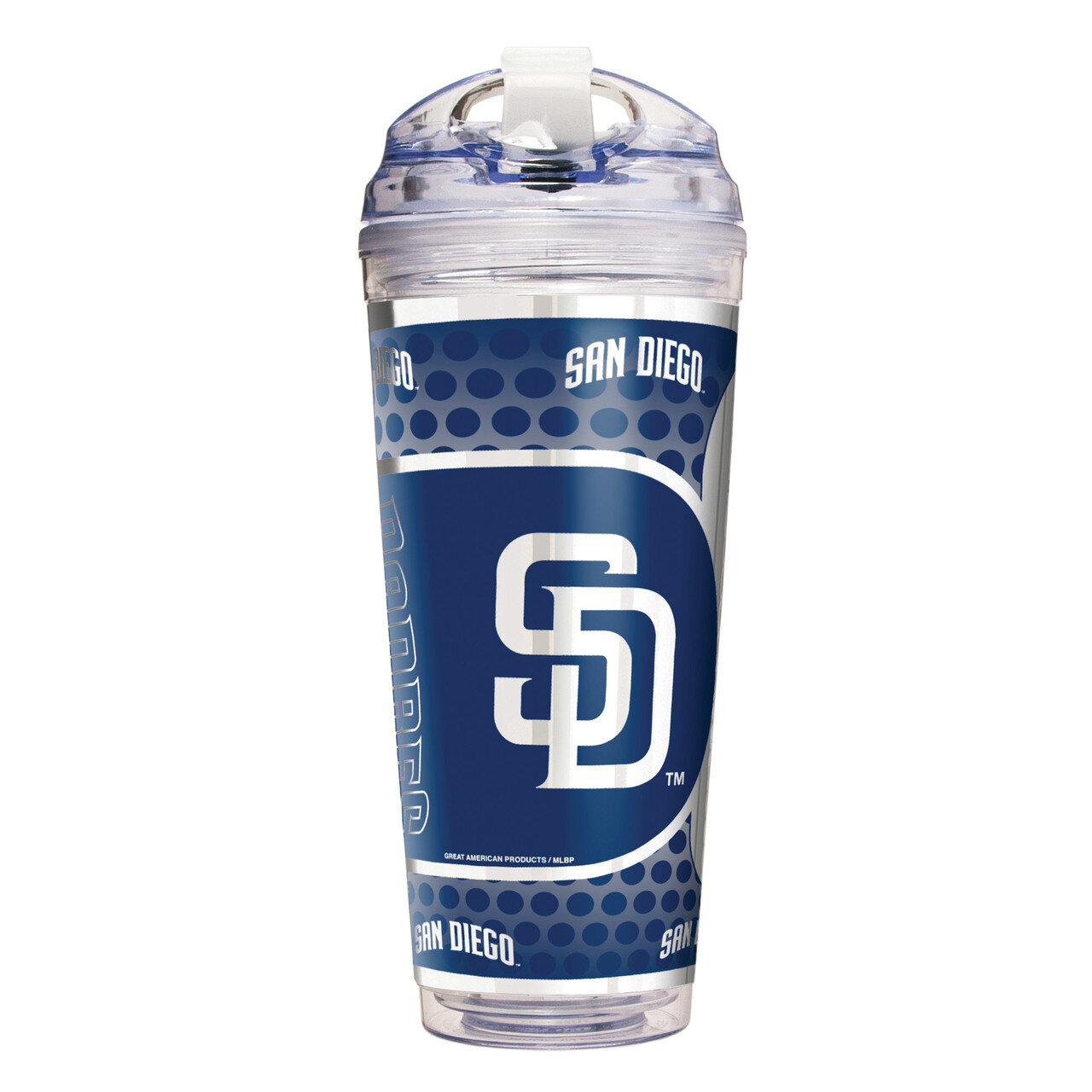 MLB San Diego Padres 24 oz Double Wall Acrylic Tumbler GC6596