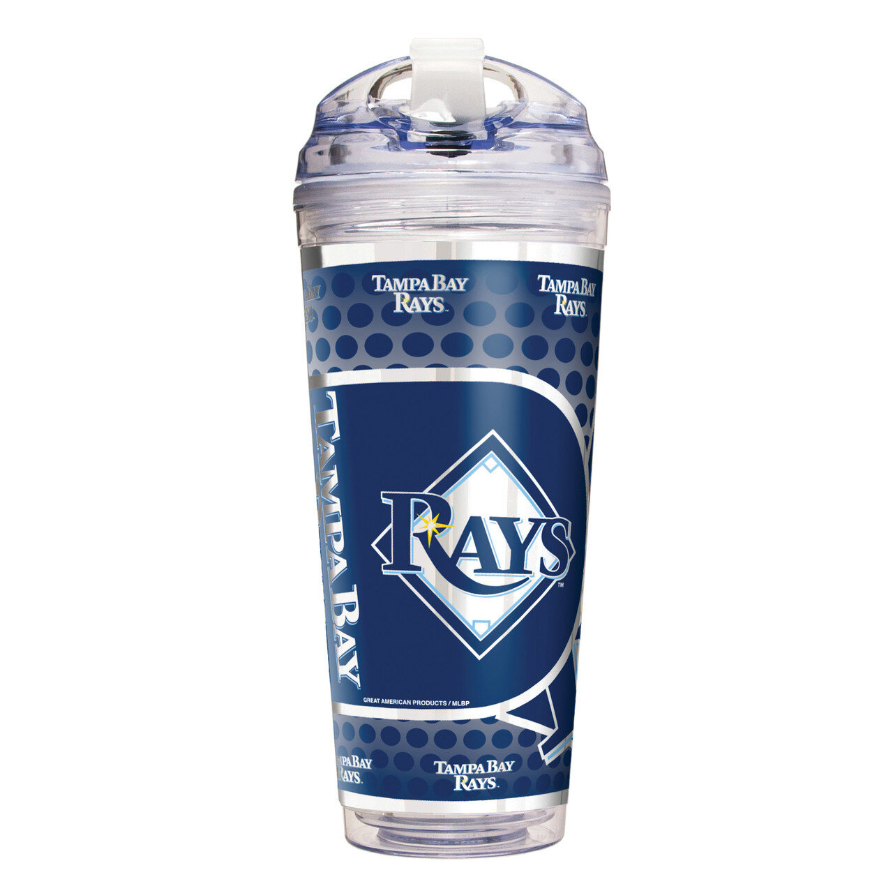 MLB Tampa Bay Rays 24 oz Double Wall Acrylic Tumbler GC6600, MPN: GC6600,
