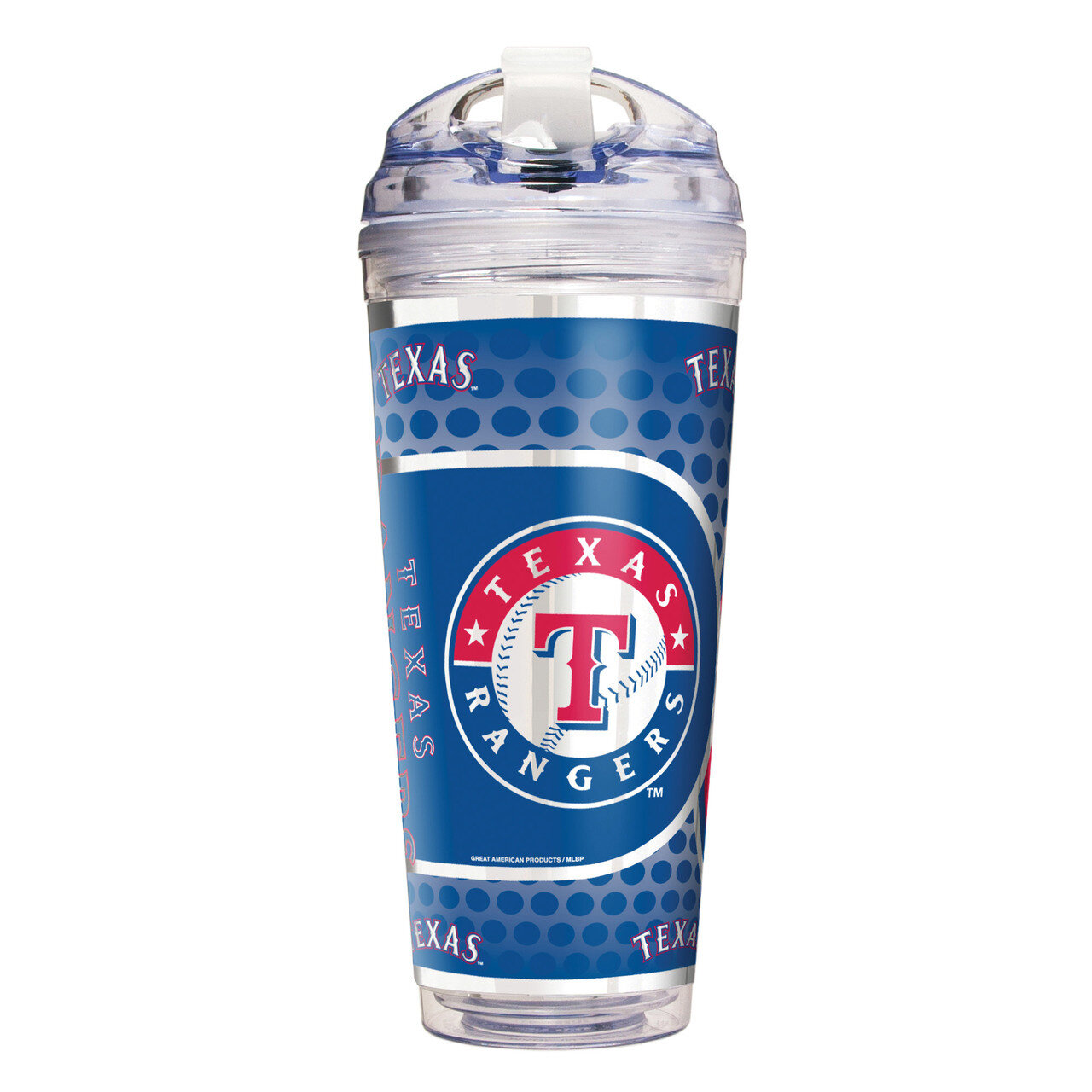 MLB Texas Rangers 24 oz Double Wall Acrylic Tumbler GC6601, MPN: GC6601,