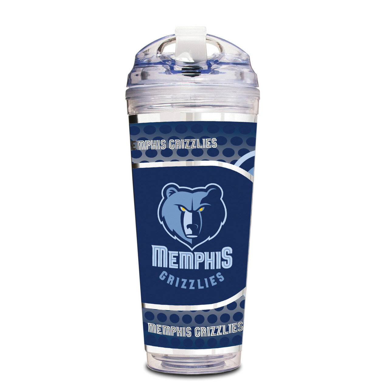 NBA Memphis Grizzlies 24 oz Double Wall Acrylic Tumbler GC6647, MPN: GC6647,