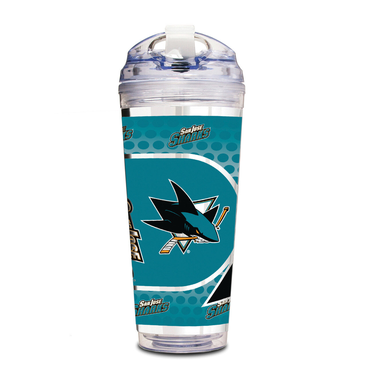 NHL San Jose Sharks 24 oz Double Wall Acrylic Tumbler GC6716, MPN: GC6716,