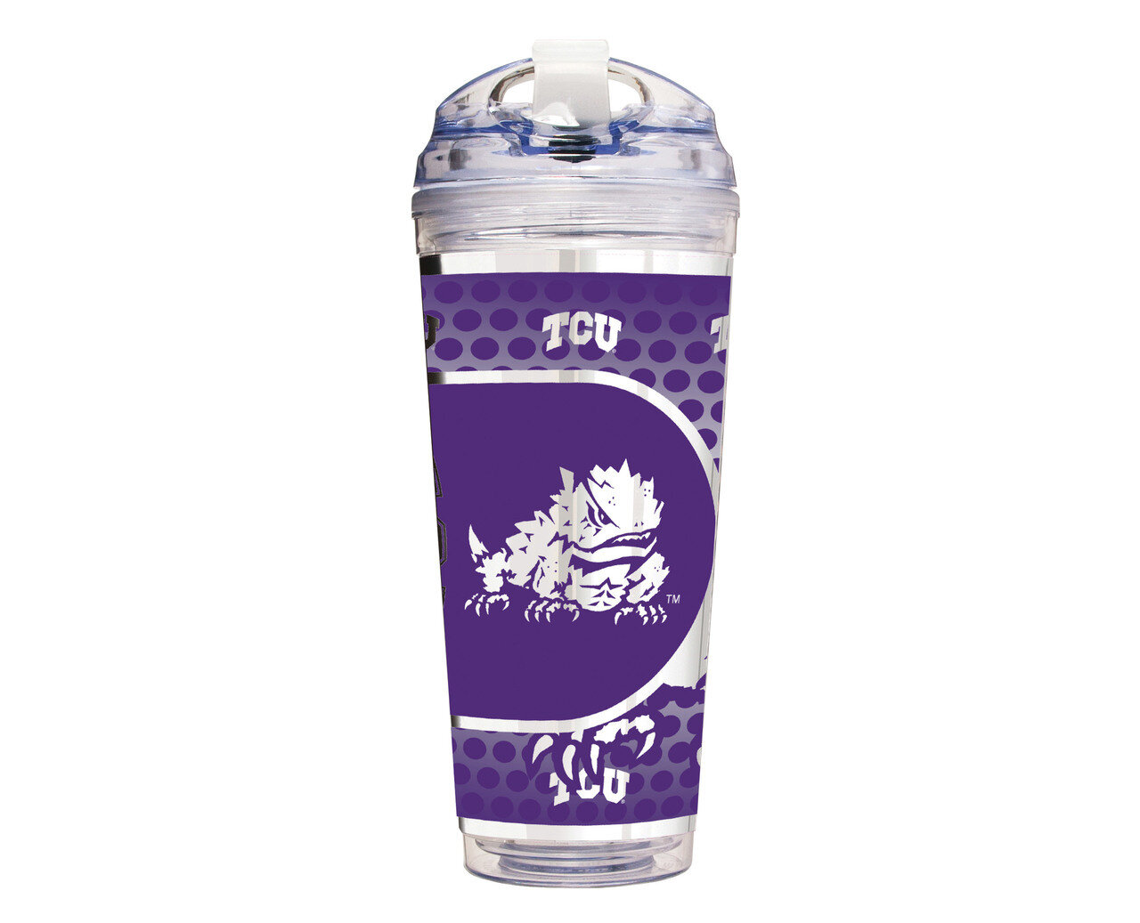 NCAA Texas Christian University 24 oz Double Wall Acrylic Tumbler GC6790, MPN: GC6790,