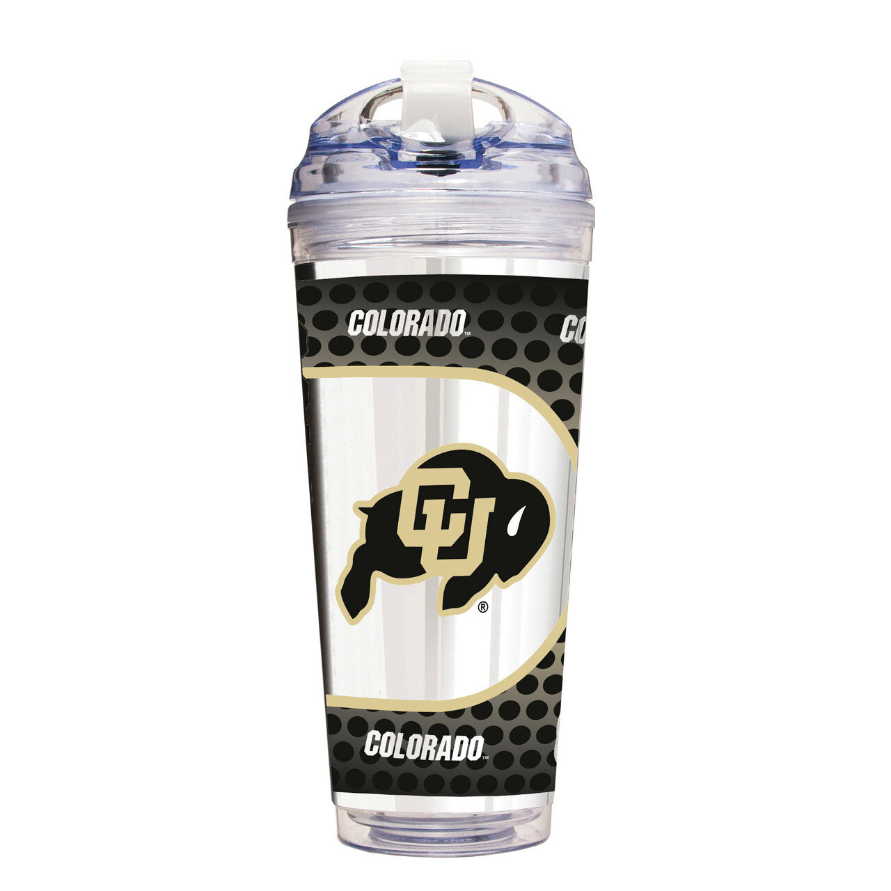 NCAA University of Colorado 24 oz Double Wall Acrylic Tumbler GC6796, MPN: GC6796,