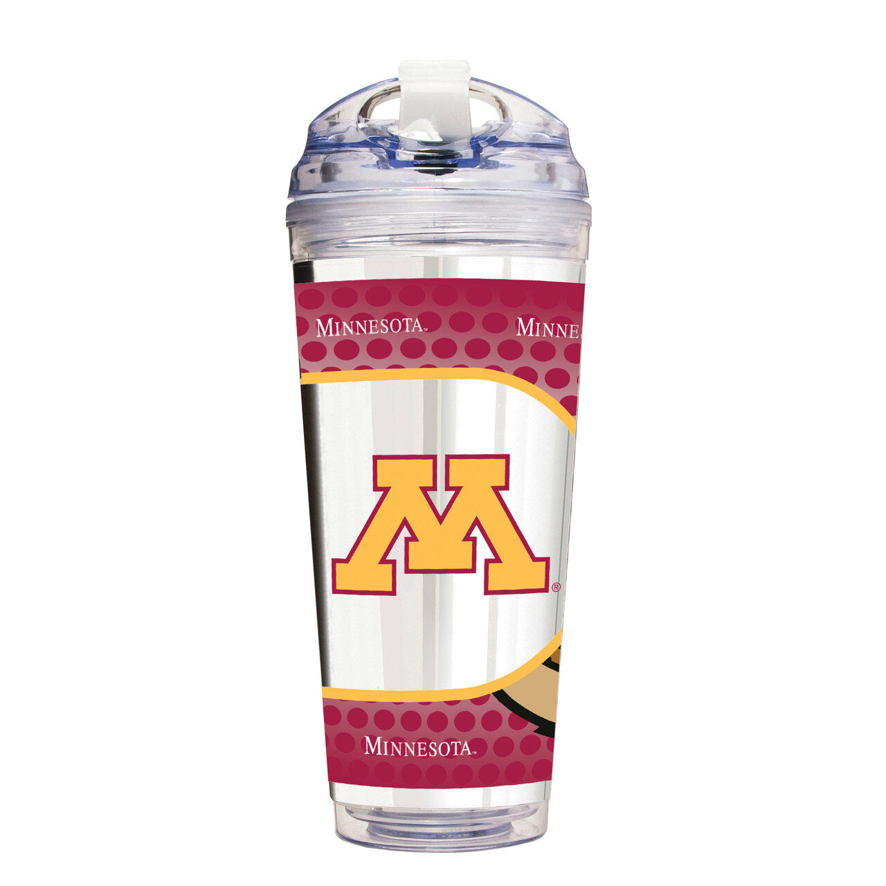 NCAA University of Minnesota 24 oz Double Wall Acrylic Tumbler GC6807, MPN: GC6807,