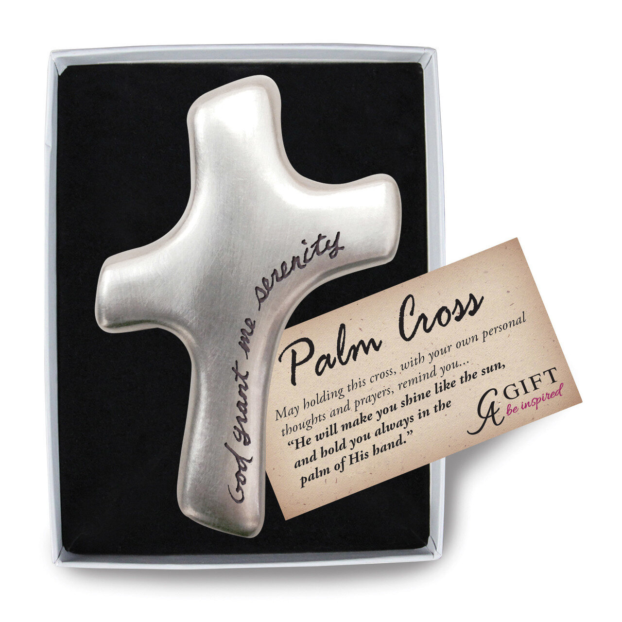 Serenity Prayer Palm Cross GM18255