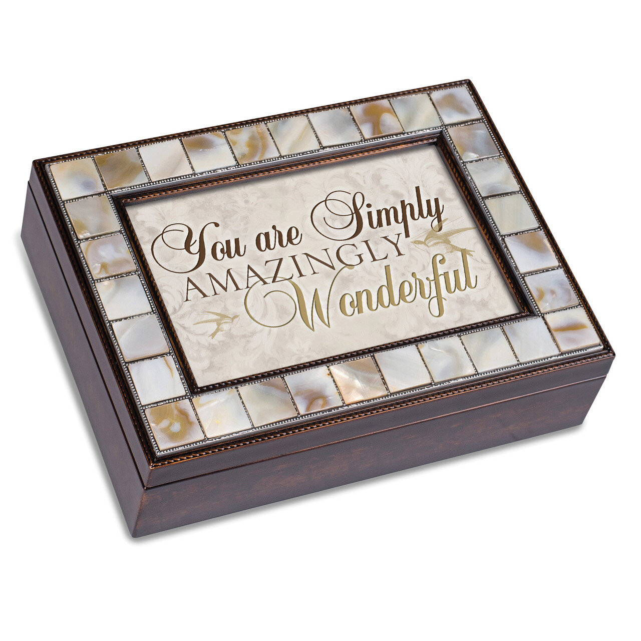 Simply Amazing Music Box Mother of Pearl &amp; Resin GM18579, MPN: GM18579, 633303847180