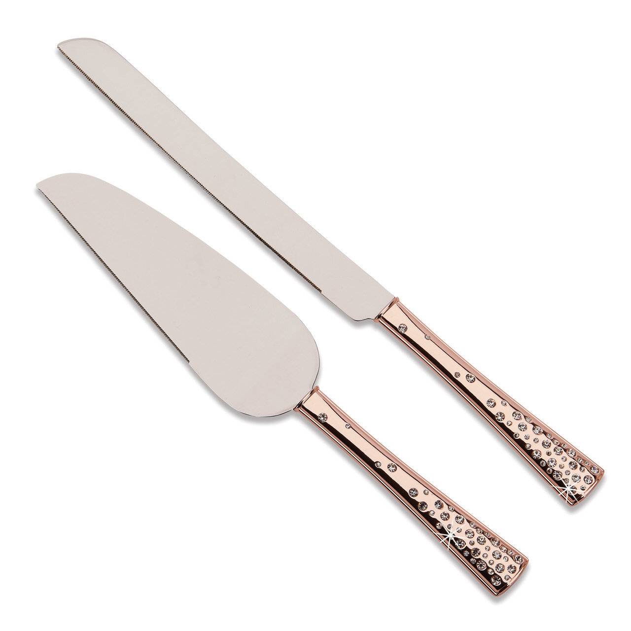 Galaxy Rose Gold-tone Knife Serve Engravable GM18671, MPN: GM18671, 47105255744