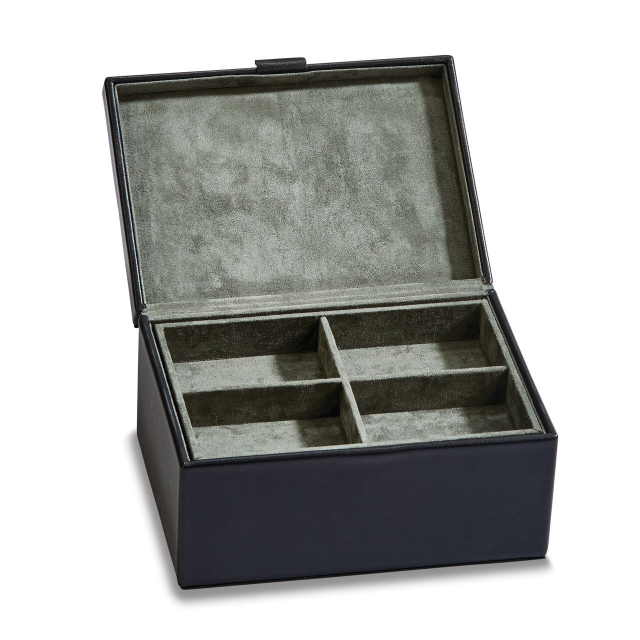 Black Leather Box with Lift Out Tray GM18724