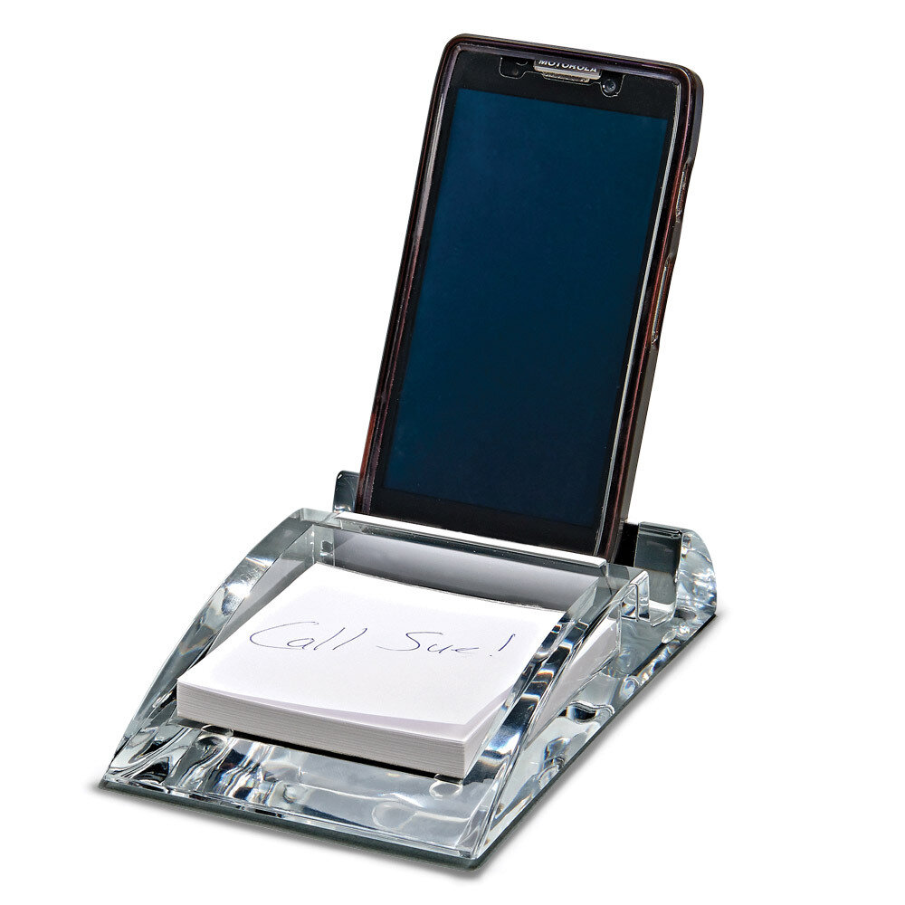 Clearylic Phone Stand with Paper Tray GM18735