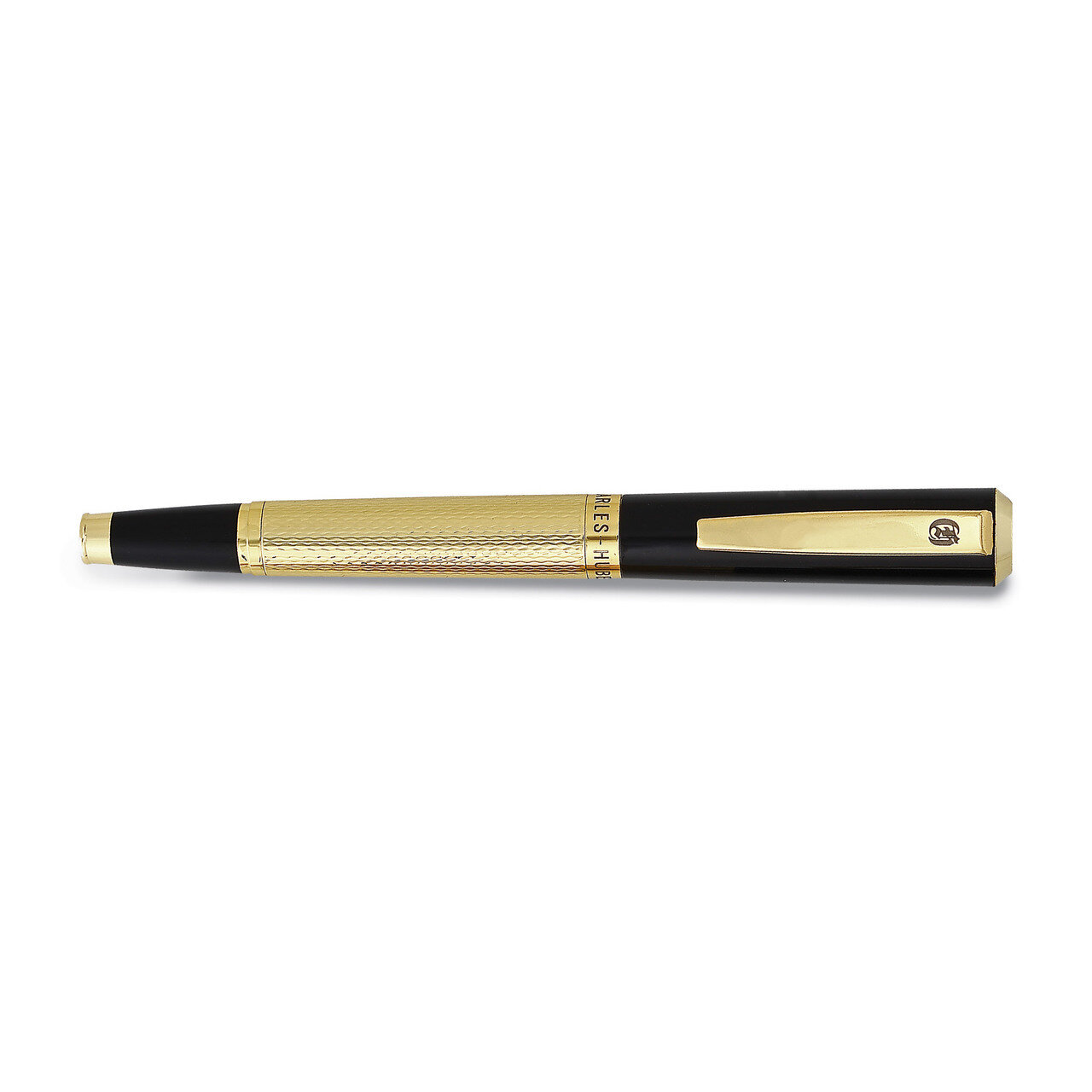 Charles Hubert Gold-tone and Black Art Deco Fountain Pen GM18984, MPN: GM18984, 811233015323