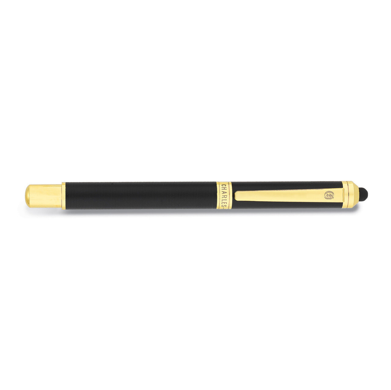 Charles Hubert Black &amp; Gold-tone Banded Roller Ball Pen GM18986, MPN: GM18986, 811233015347