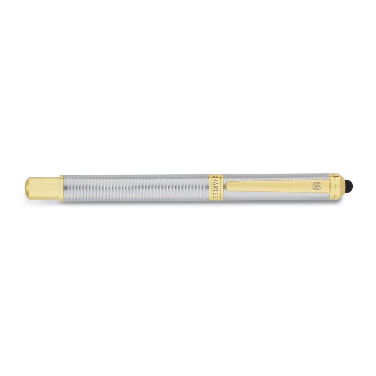 Charles Hubert Silver-tone &amp; Gold-tone Banded Roller Ball Pen GM18989, MPN: GM18989, 811233015378