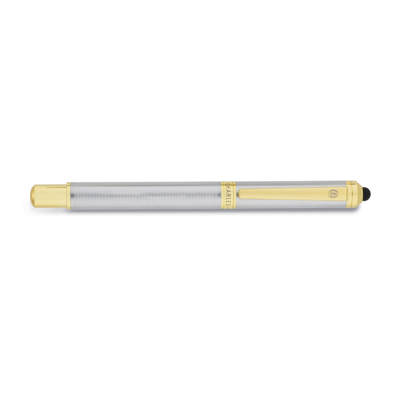 Charles Hubert Silver-tone & Gold-tone Banded Fountain Pen GM18990