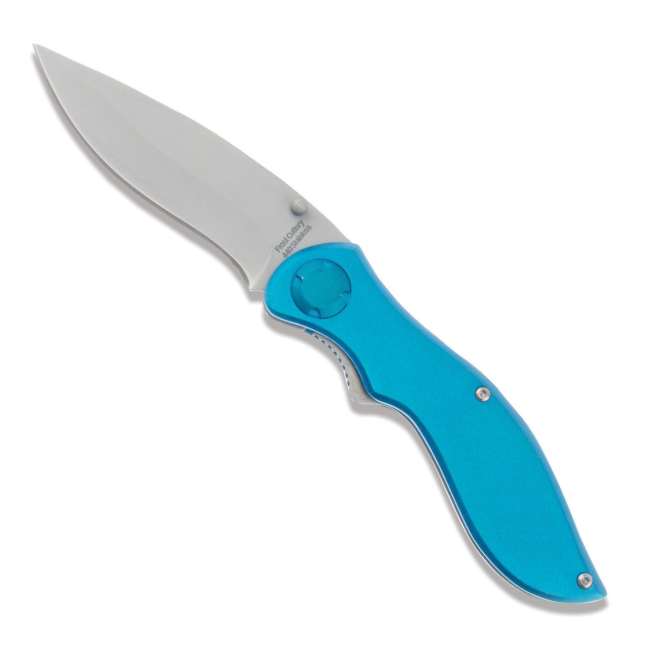 Frost Cutlery Banshee Tactical Blue Anodized 4.5 inch Knife Engravable GM19018, MPN: GM19018, 26615…