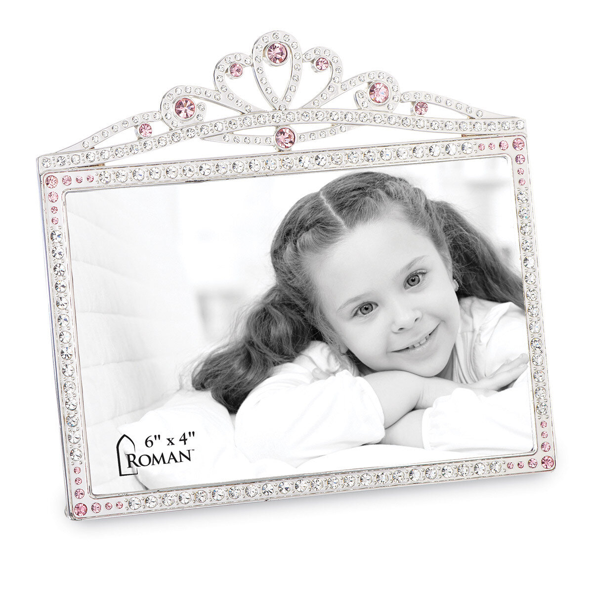 Princess with Pink Crystals Crown 4x6 Picture Frame GM19028, MPN: GM19028, 89945591712
