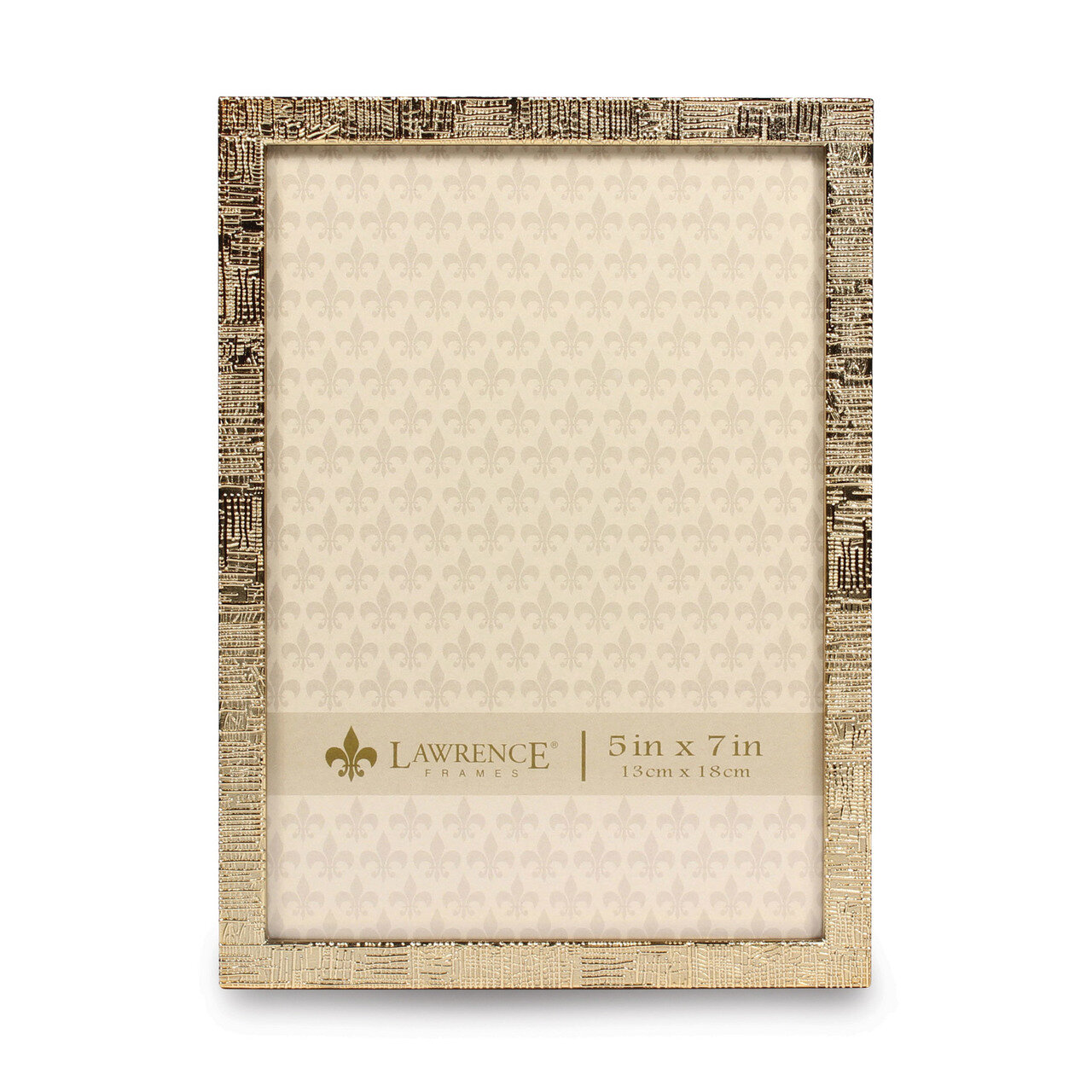 5x7 Linen Photo Frame Gold-tone GM19132, MPN: GM19132, 751148072359