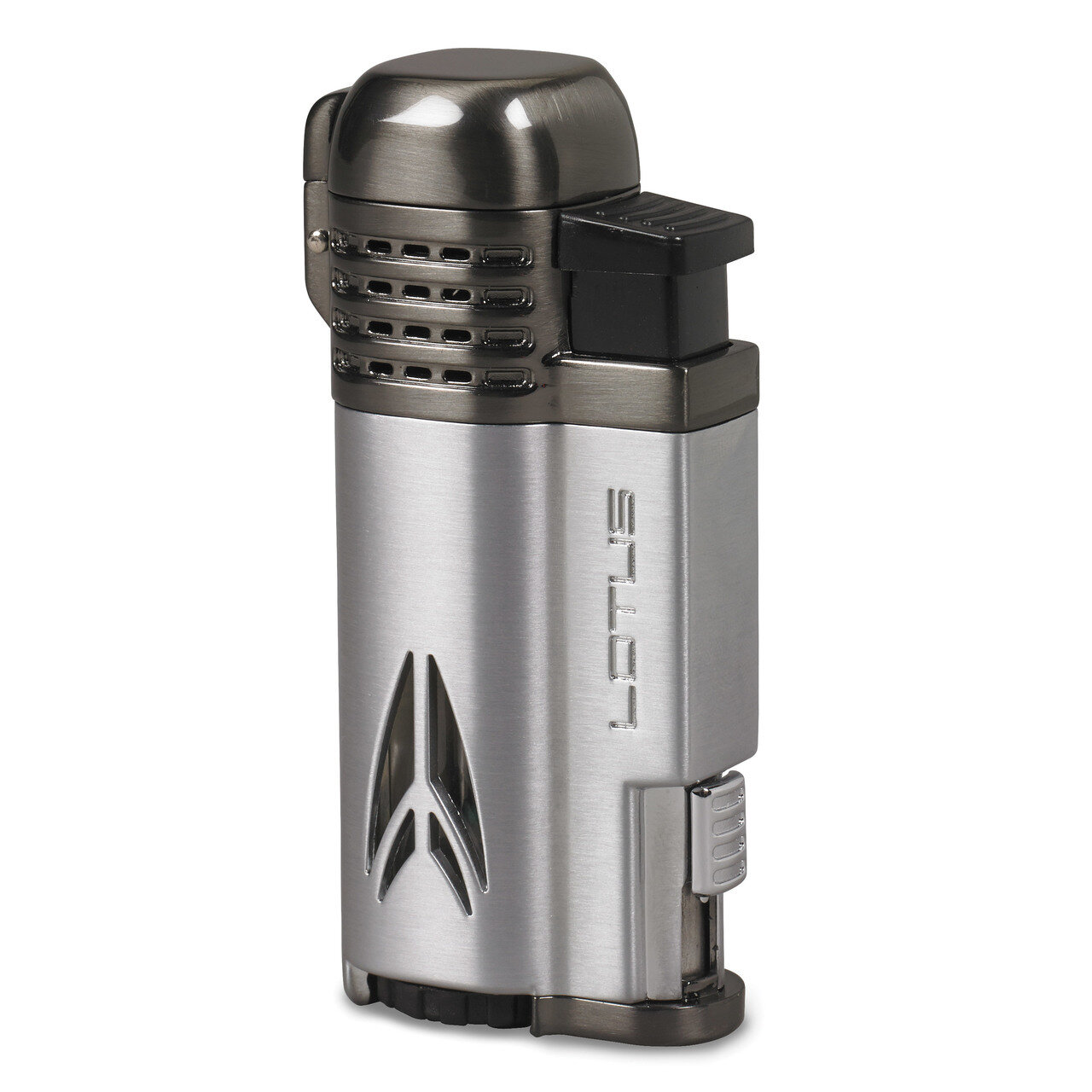 Defiant Four Pinpoint Flame Torch Lighter - Chrome Satin GM19855