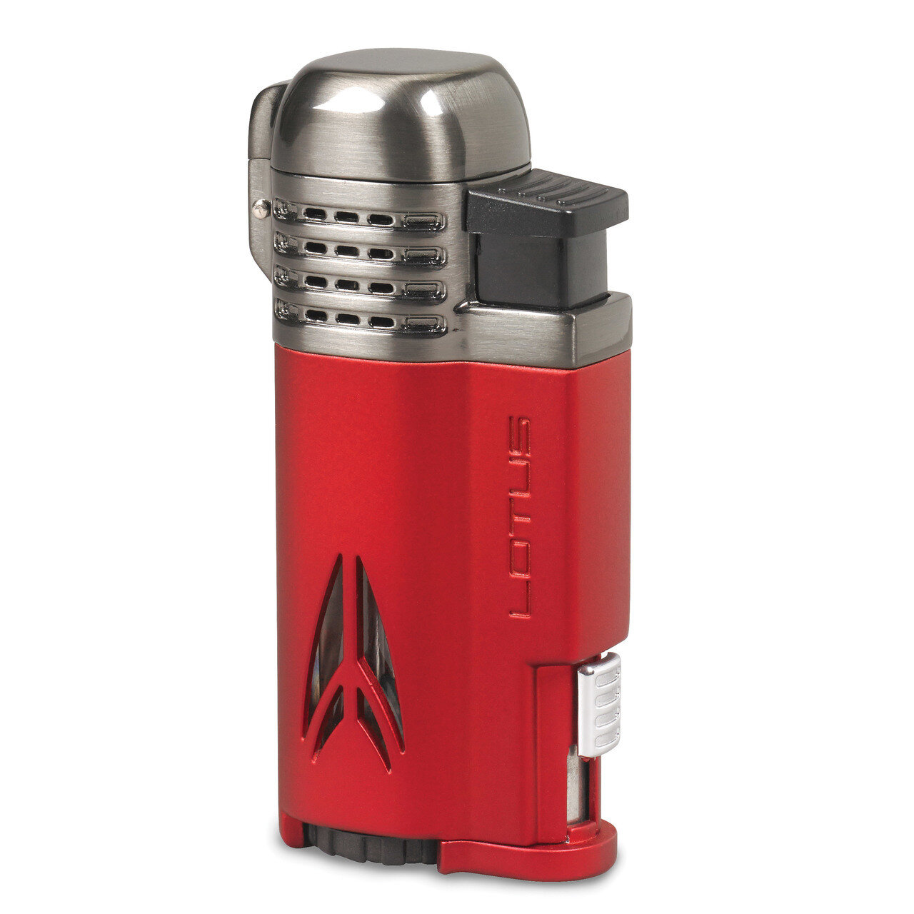 Defiant Four Pinpoint Flame Torch Lighter - Red Matte GM19857