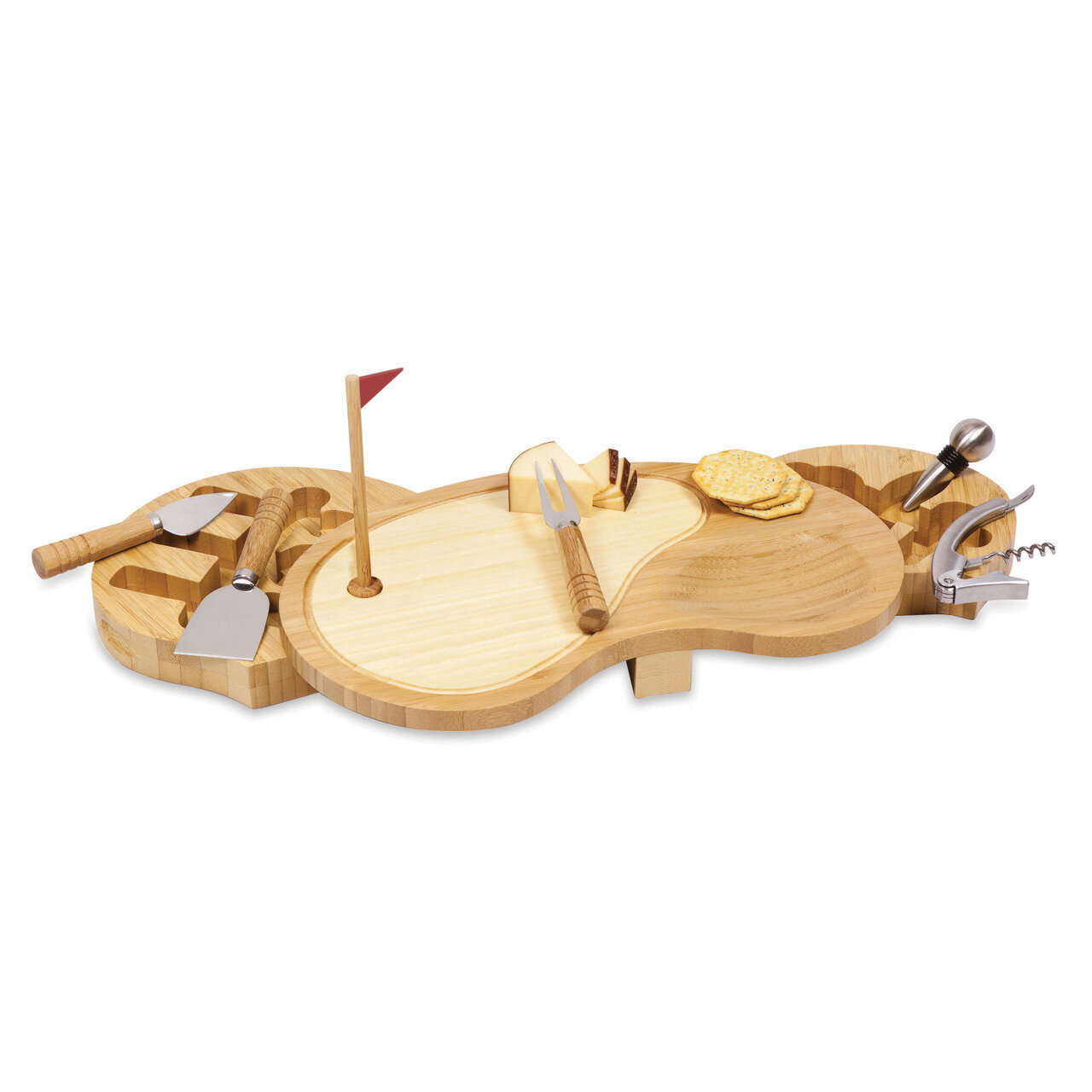 Sand Trap Cutting Board with Wine &amp; Cheese Tools GM20079, MPN: GM20079, 99967274678