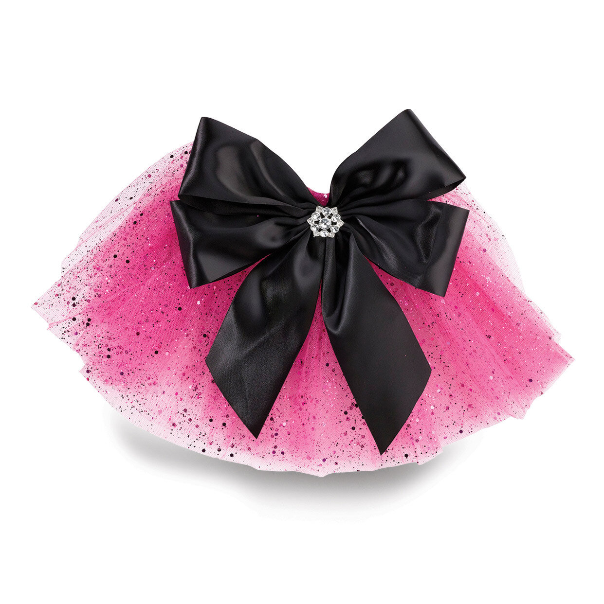 Lillian Rose Pink with Black Bow Clip-on Fanny Veil GM20330, MPN: GM20330, 710309429289