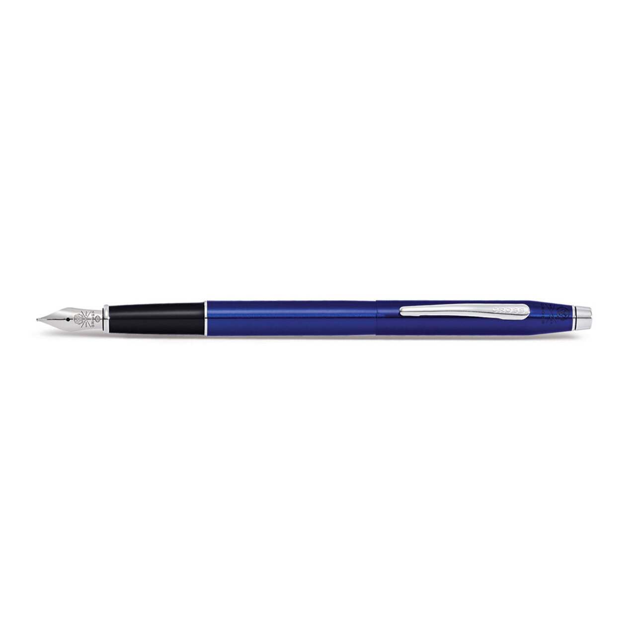 Classic Century Translucent Blue Fountain Pen with Medium Stainless Nib GM20507