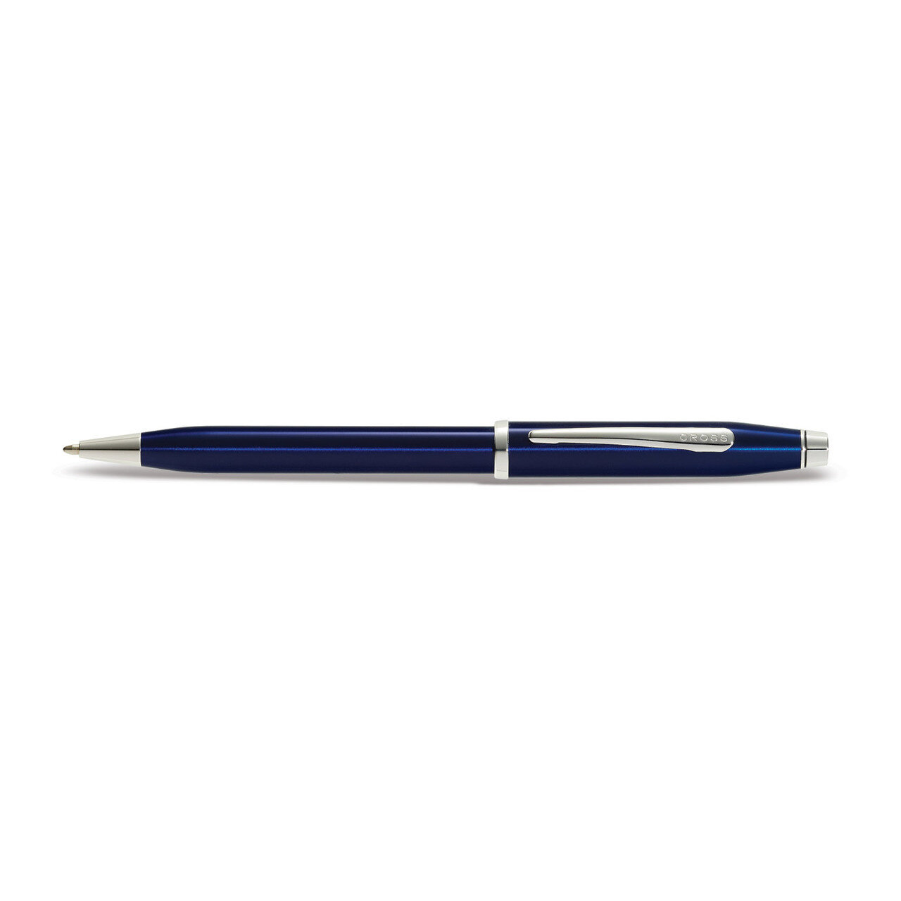 Century II Translucent Blue Lac Rhodium Ballpoint Pen GM20516