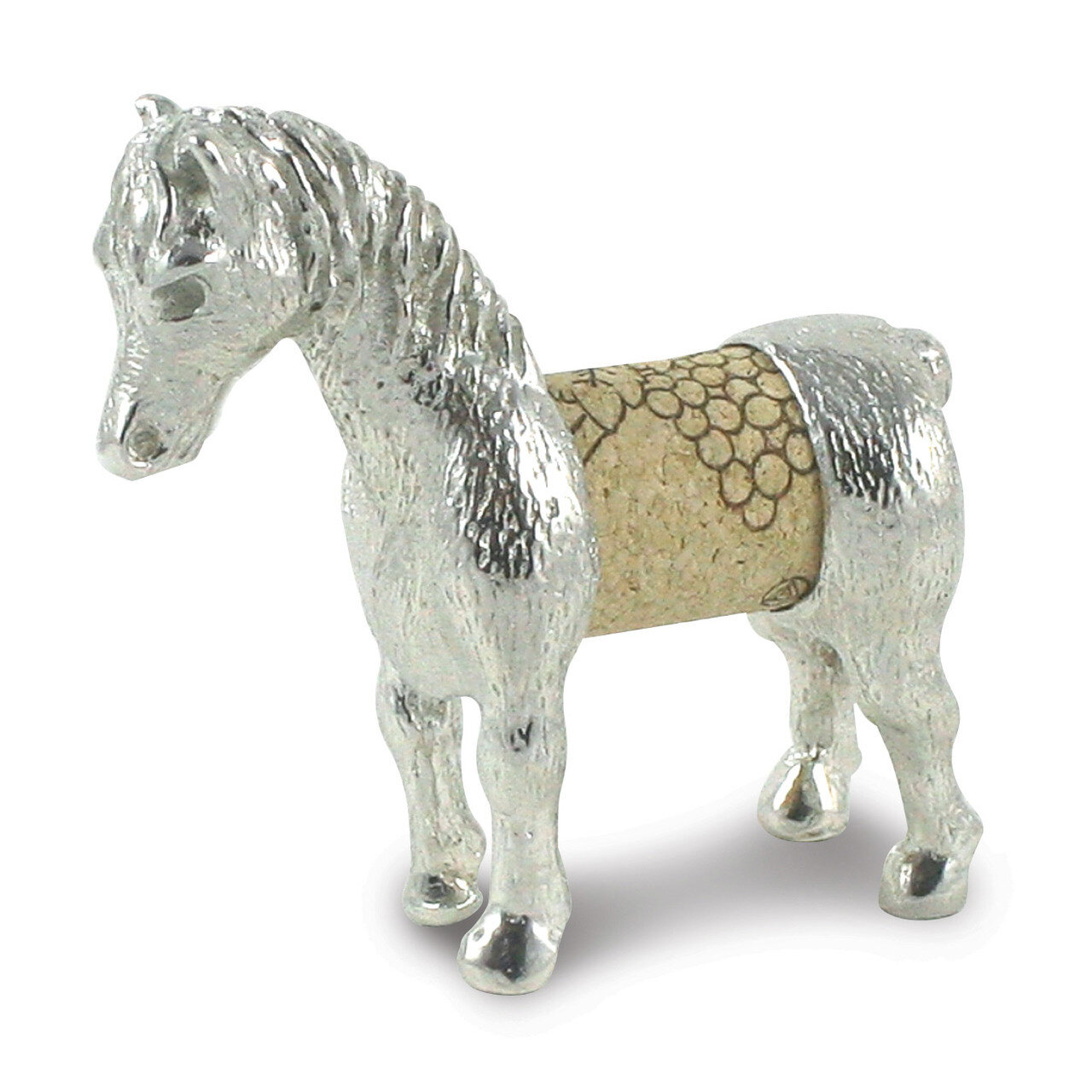 Pewter Wine Cork Horse Sculpture GM20607, MPN: GM20607,