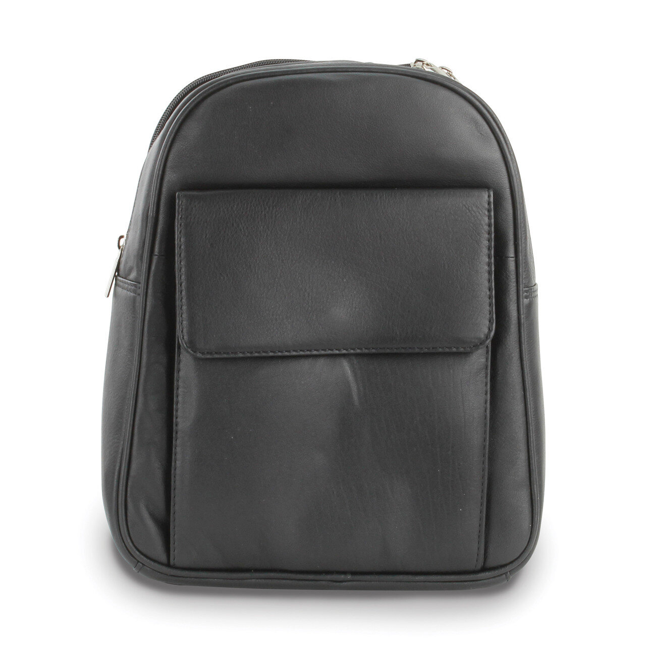 Black Leather Organizer Backpack GM20649, MPN: GM20649,