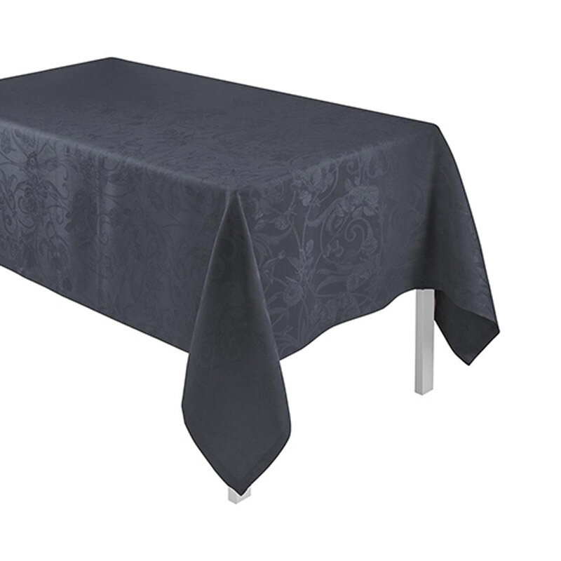 Le Jacquard Francais Tivoli Onyx Tablecloth 69 X 69 Inch 22494