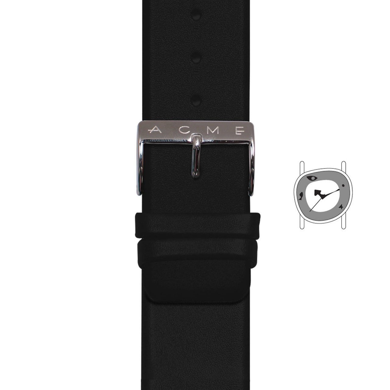 Acme Collage Black Strap ZWSTRAP14