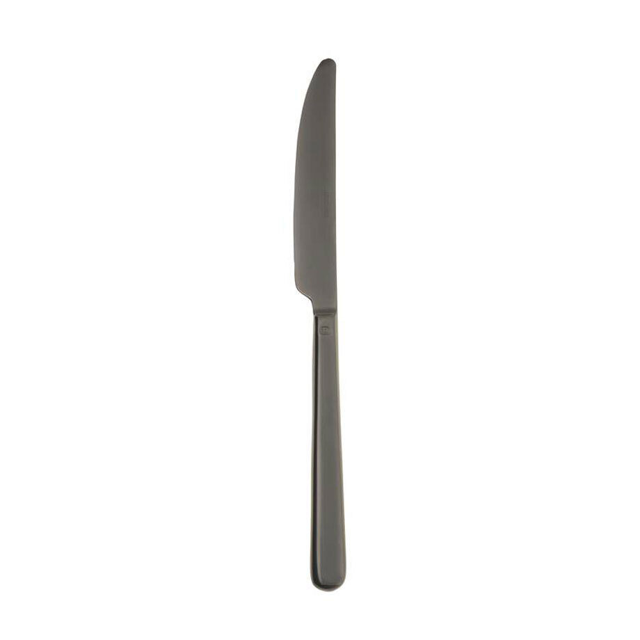 Sambonet Linear Black Dessert Knife Solid Handle 52713B27, MPN: 52713B27, 790955032521