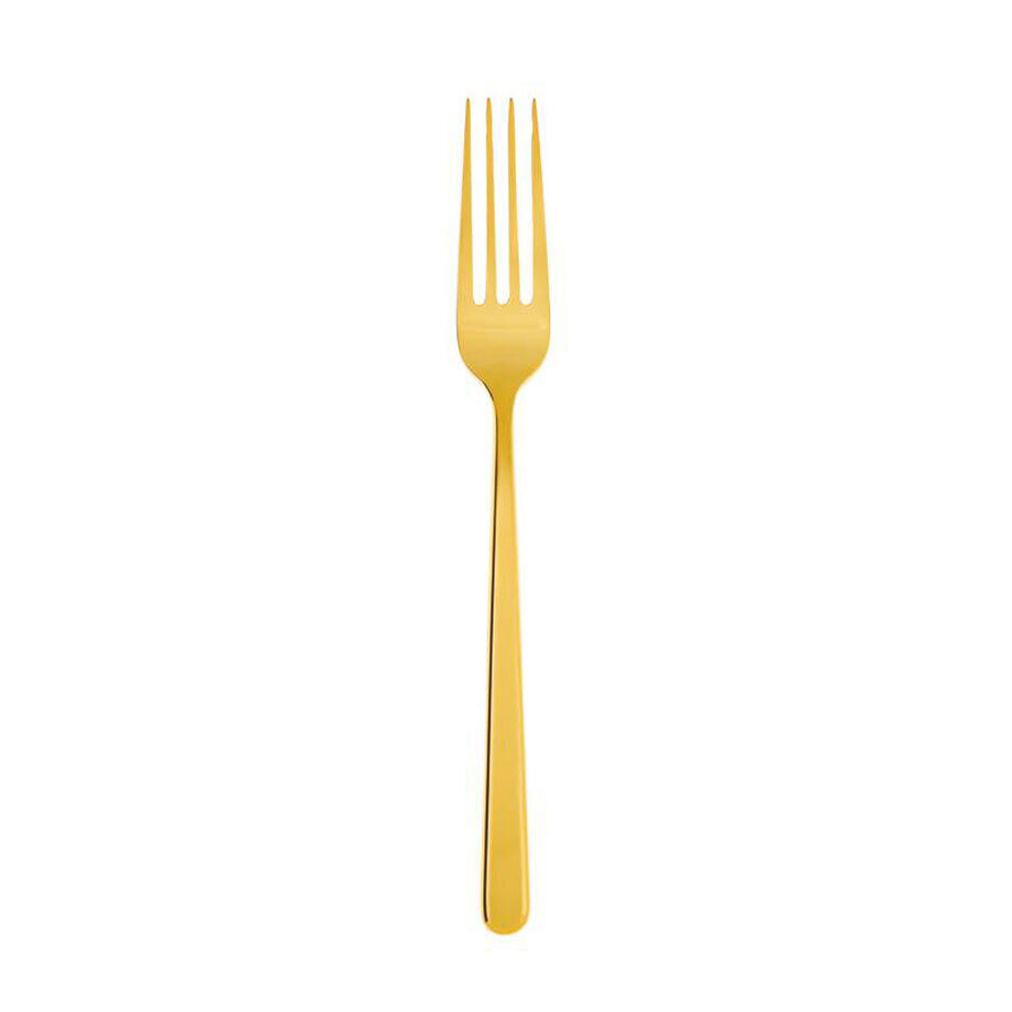 Sambonet Linear Gold Table Fork 52713G08, MPN: 52713G08, 790955033153