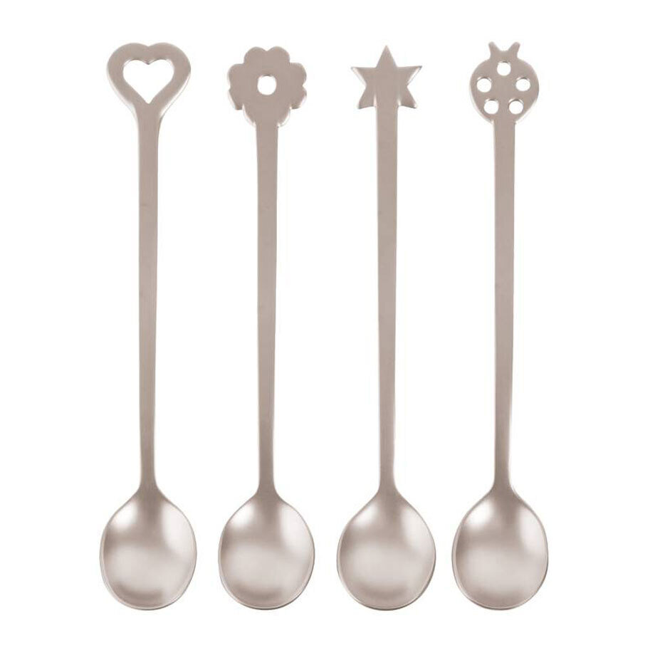 Sambonet Party Items Lucky Charms Party Spoons 4 Pieces Giftboxed 52649C21