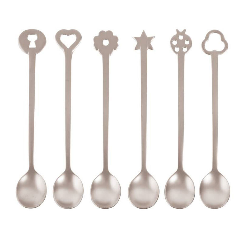 Sambonet  Party Items Lucky Charms Party Spoons 6 Pieces Giftboxed 52649C22, MPN: 52649C22,