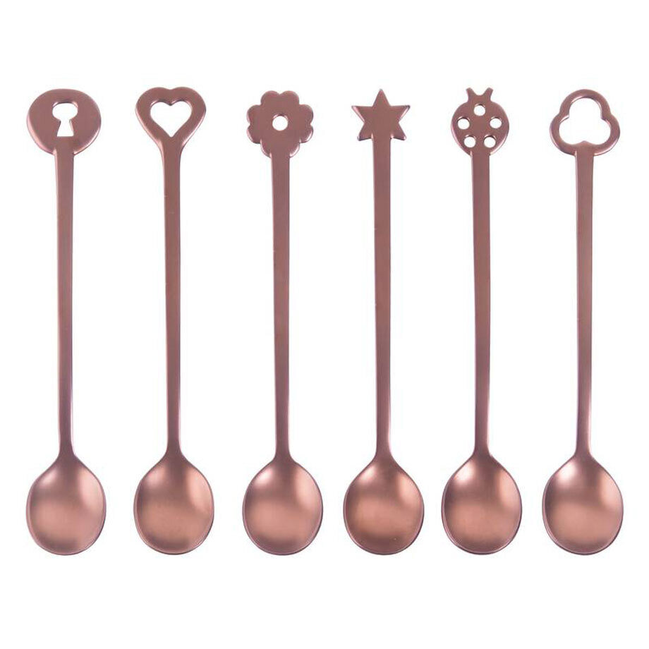 Sambonet  Party Items Lucky Charms Party Spoons 6 Pieces Giftboxed 52649R22, MPN: 52649R22,