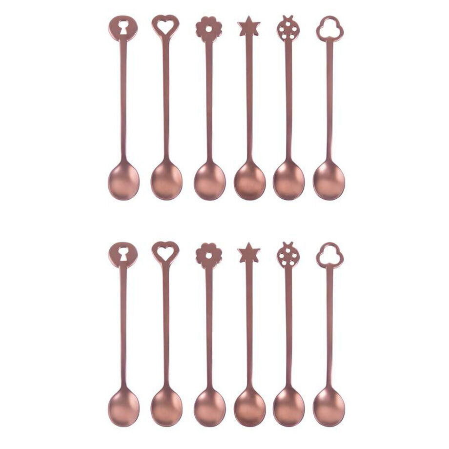 Sambonet  Party Items Lucky Charms Party Spoons 12 Pieces Giftboxed 52649R23, MPN: 52649R23,