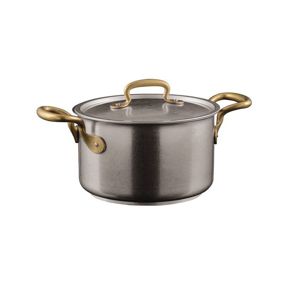 Sambonet 1965 Vintage Saucepan With Lid 2 Handles 51907-70, MPN: 51907-70,