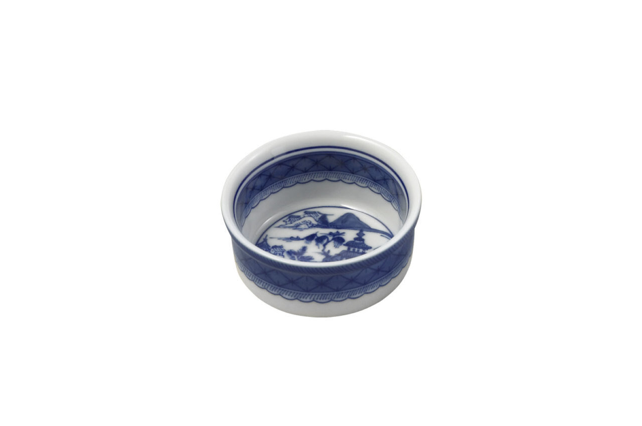 Mottahedeh Blue Canton Ramiken Dish S206, MPN: S206,