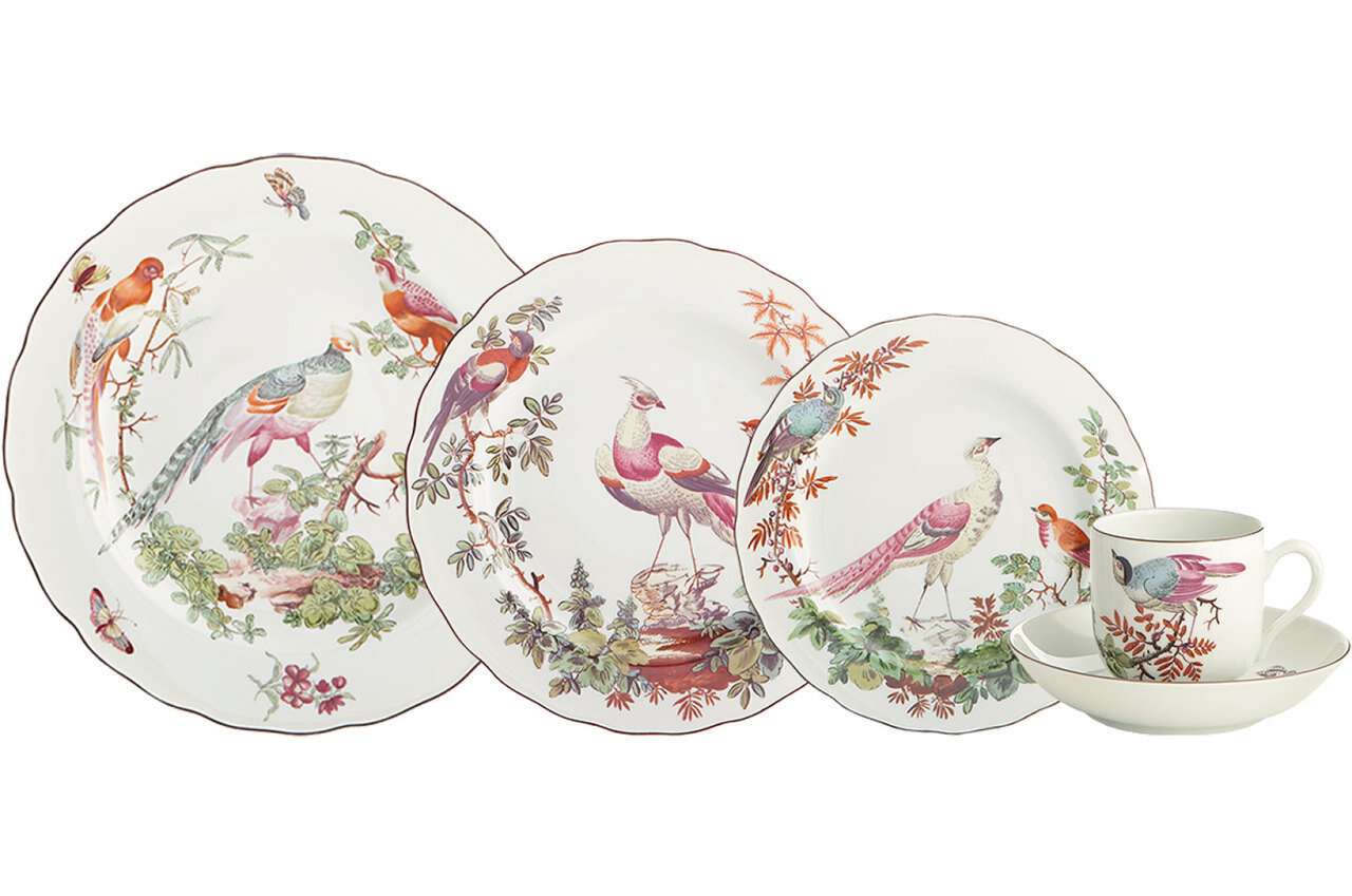 Mottahedeh Chelsea Bird 5 Piece Place Setting CW2460