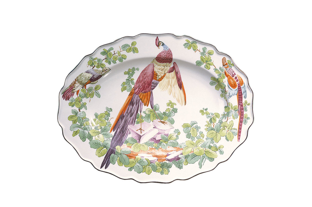 Mottahedeh Chels Bird Platter Large CW2453, MPN: CW2453,