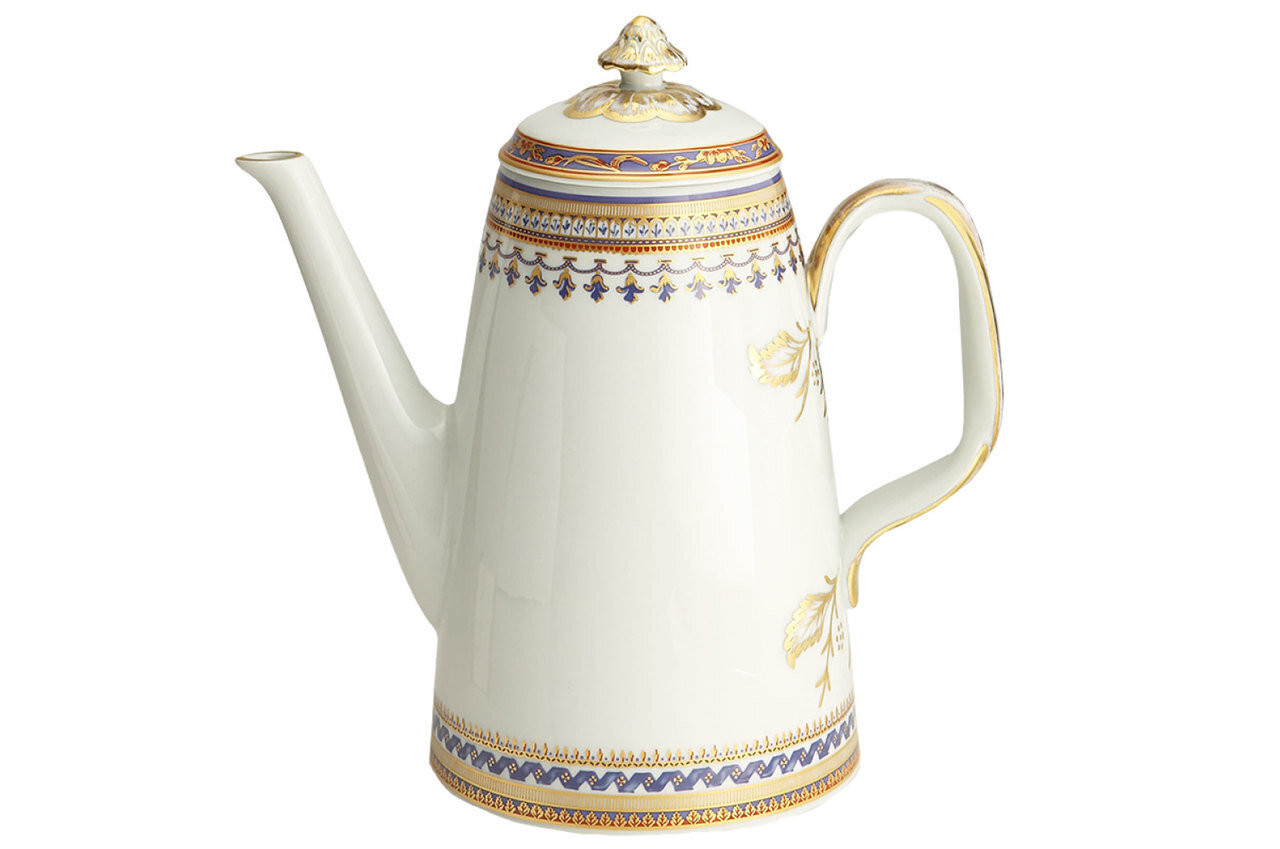 Mottahedeh Chinoise Blue Coffeepot S1531, MPN: S1531,