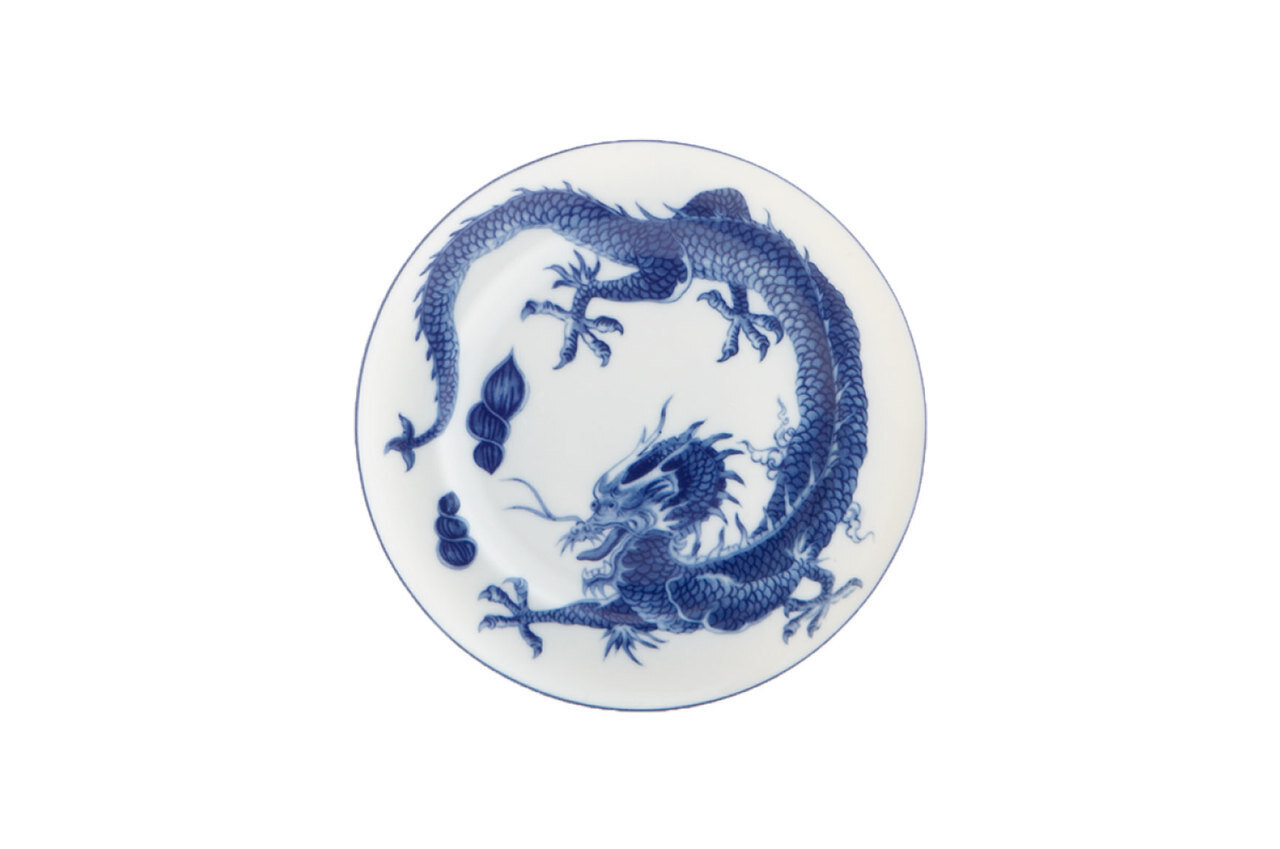 Mottahedeh Blue Dragon Bread and Butter Plate S1743