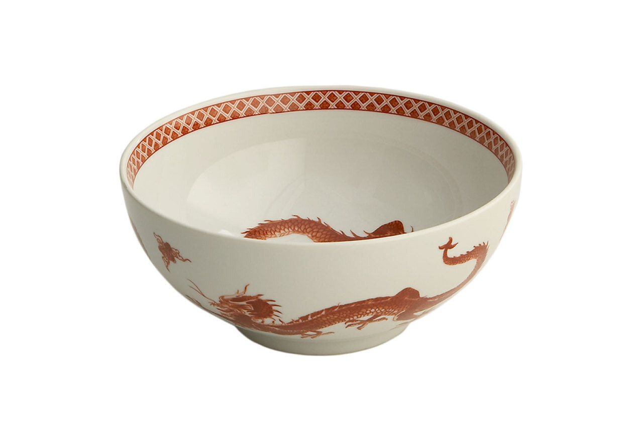 Mottahedeh Red Dragon 8 Inch Bowl S1846