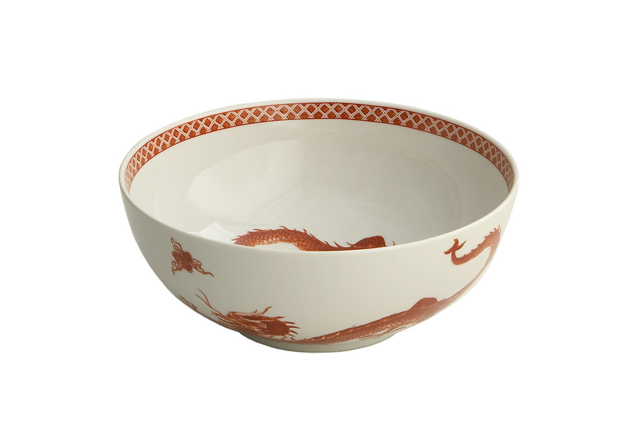 Mottahedeh Red Dragon 9 Inch Bowl S1847