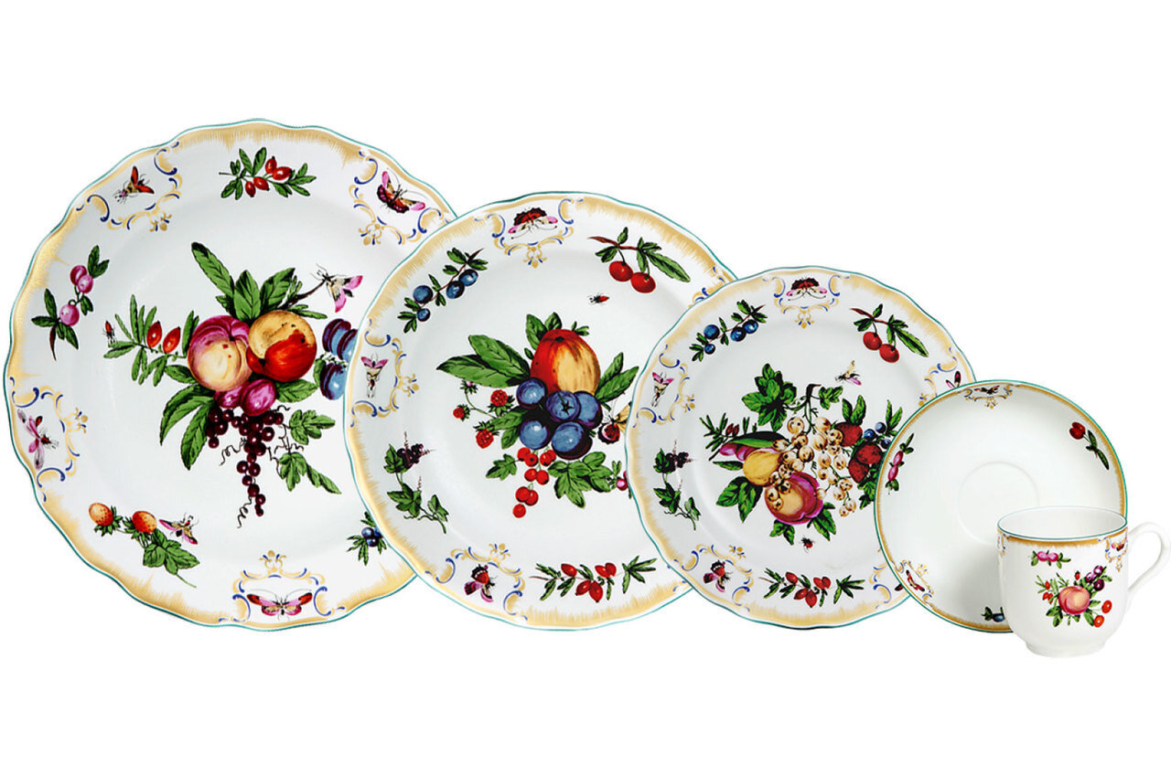Mottahedeh Duke of Gloucester 5 Piece Place Setting CW1400, MPN: CW1400,