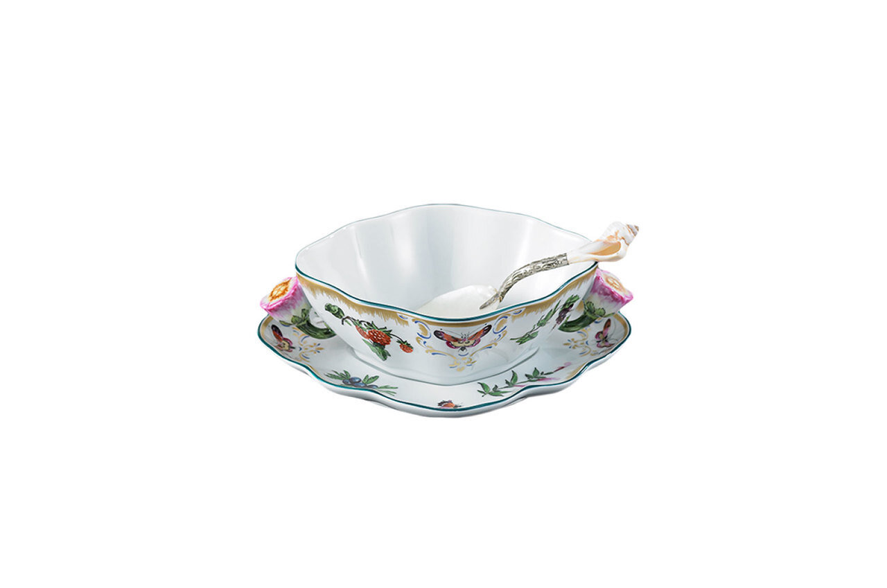 Mottahedeh Duke of Gloucester Cream Soup &amp; Saucer CW1472, MPN: CW1472,