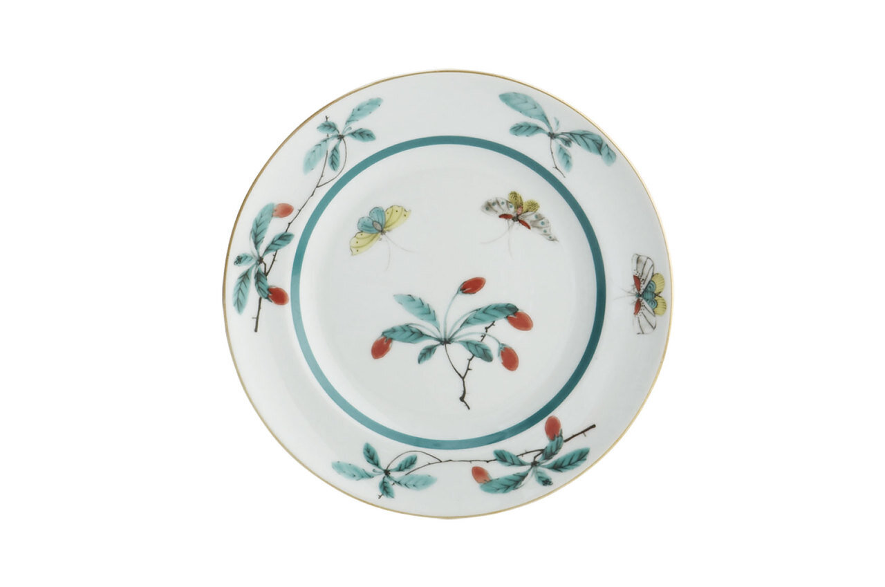 Mottahedeh Famille Verte Bread and Butter Plate Y1673